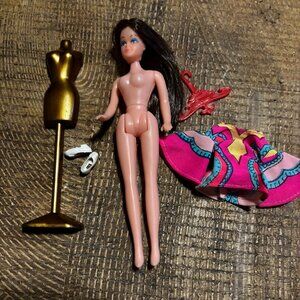 Topper Dawn clone doll Diana wearing Rock Flowers clone Sock it To Me